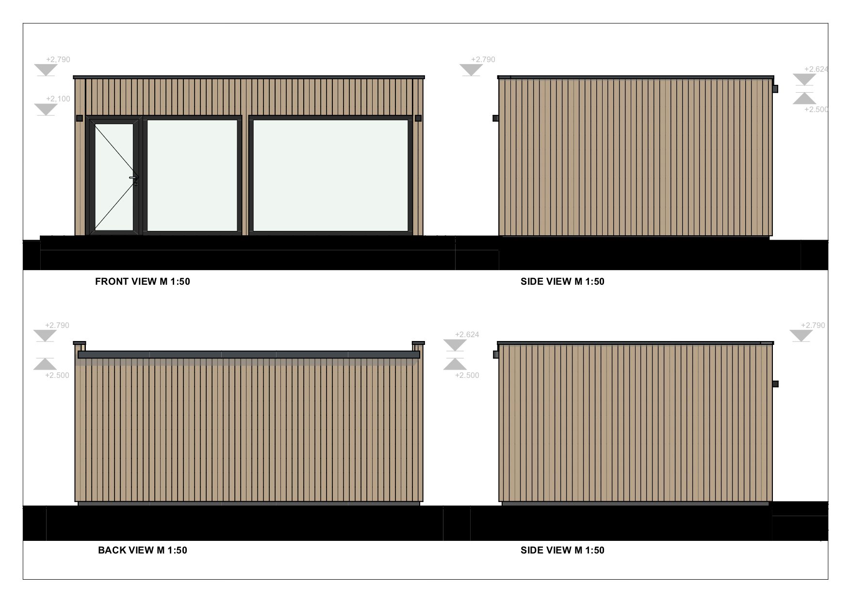 Prefab Sauna Riga, 29 M² - Tuinhuisjesonline