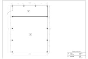 Aluminium dubbele carport elsdon 06