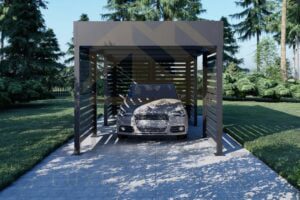 Moderne Aluminium carport felton 01