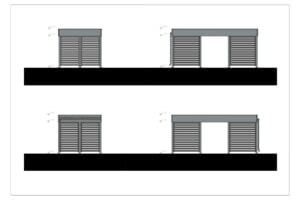 Moderne Aluminium carport felton 04