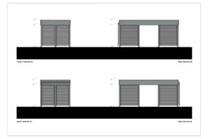 Moderne Aluminium carport felton 05