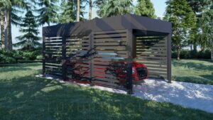 Moderne Aluminium carport oxnam 03