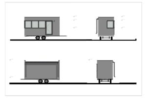 GeÏnstalleerd Houten Mobile Home Taranto 01 facade