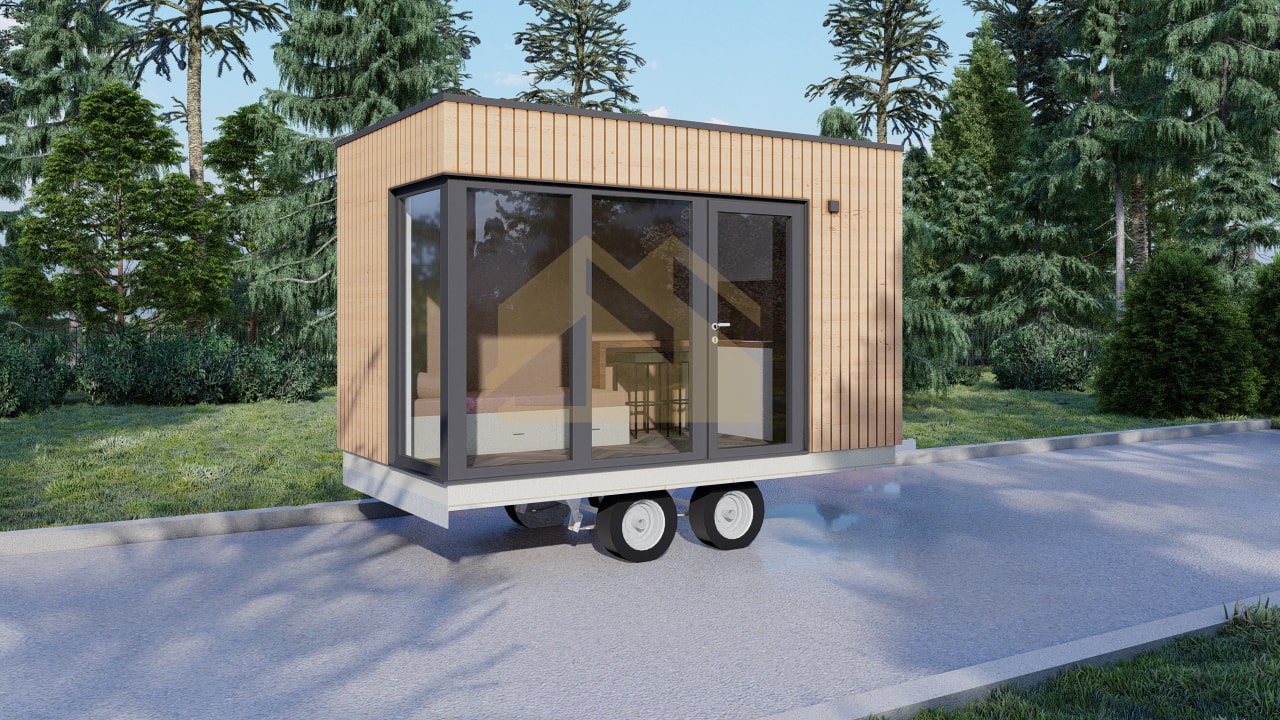 GeÏnstalleerd houten mobile home vasto 01