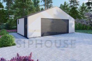 Geïsoleerde Prefab Garage Penhale 03