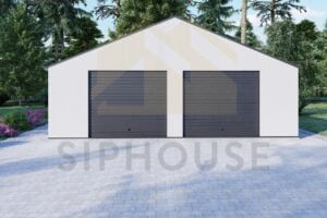 Geisoleerde Prefab Garage Porthallow 01