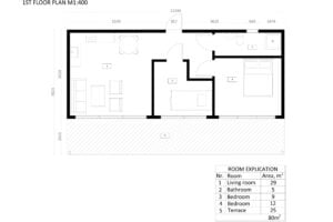 Groot Tuinhuis SIP Geïsoleerd Monaco 01 plan