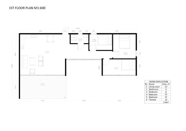 modern houten huis geneva 01 plan