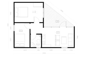 Modern Houten Huis SIP Geïsoleerd London-01 plan