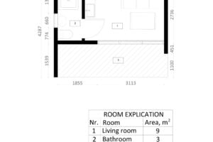 Modern Houten Tuinhuis Gibraltar 01 plan