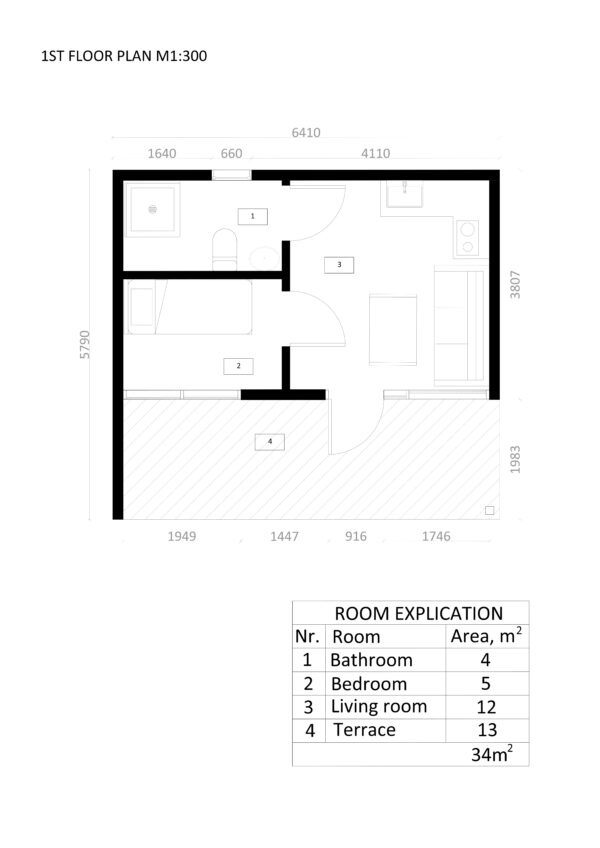 modern houten tuinhuis hull 01 plan