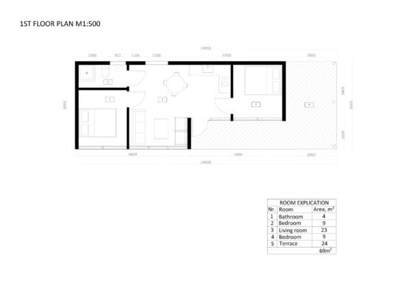 Modern Huis SIP Geïsoleerd 01 plan