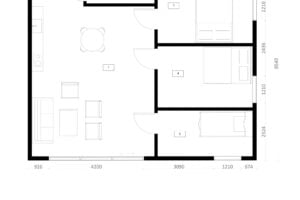 Modern Tuinhuis SIP Geïsoleerd Warsa 01 plan