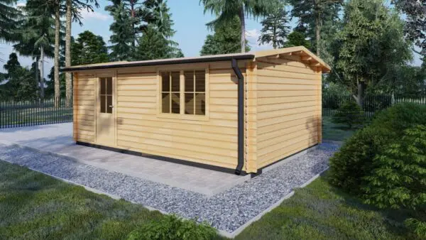 prefab garage hout alesund 02