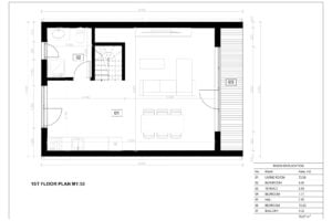 Prefab Tuinhuis Tunis plan