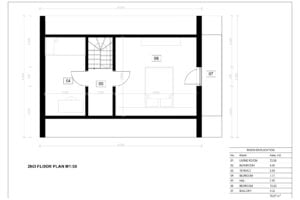 Prefab Tuinhuis Tunis plan 1