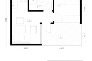 Tuinhuis SIP Geïsoleerd Ljubljana 01 plan