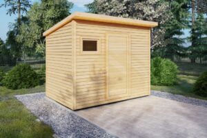 wooden garden shed aurelius 01