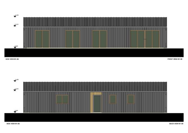 Houten Huis Bo (Geïsoleerd, 34 mm + Gevelbekleding), 96m²_drawings_2