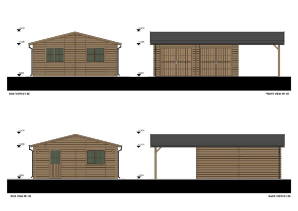 Htriple-houten-garage-jeroen-carport-3x6-mn-01-drawing