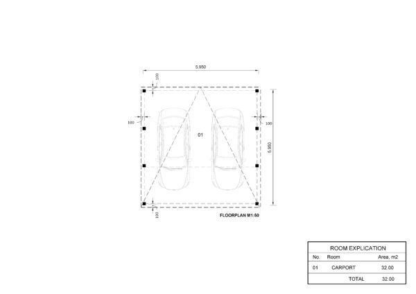 dubbele-houten-carport-peter-6x6-m-01-plan