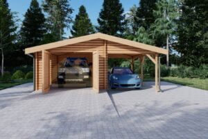 houten-garage-carport-perdikkas-37m²