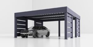 Dubbele Stalen Carport Rita R, 6x6, 36m²