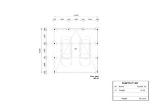 Dubbele Stalen Carport Rita R, 6x6, 36m²