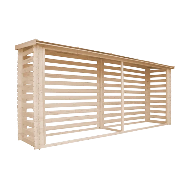 Firewood shed – 456 x 100 cm – 7 m³-01