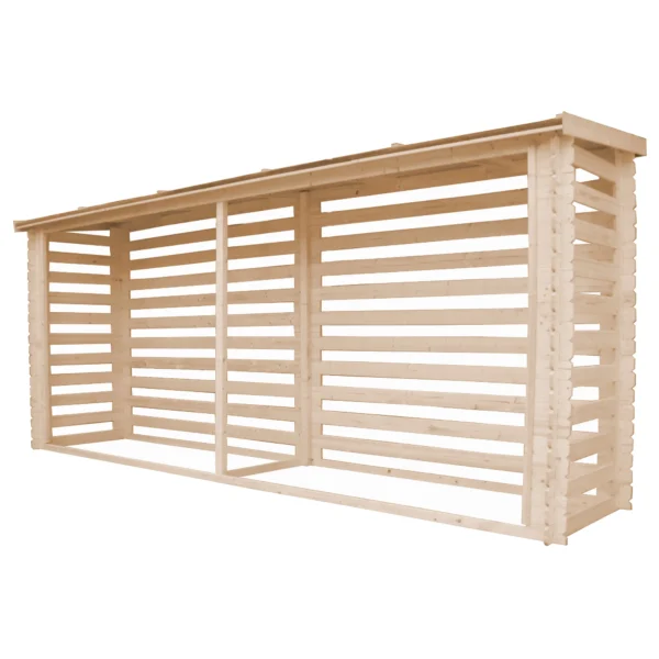 Firewood shed – 456 x 100 cm – 7 m³-02