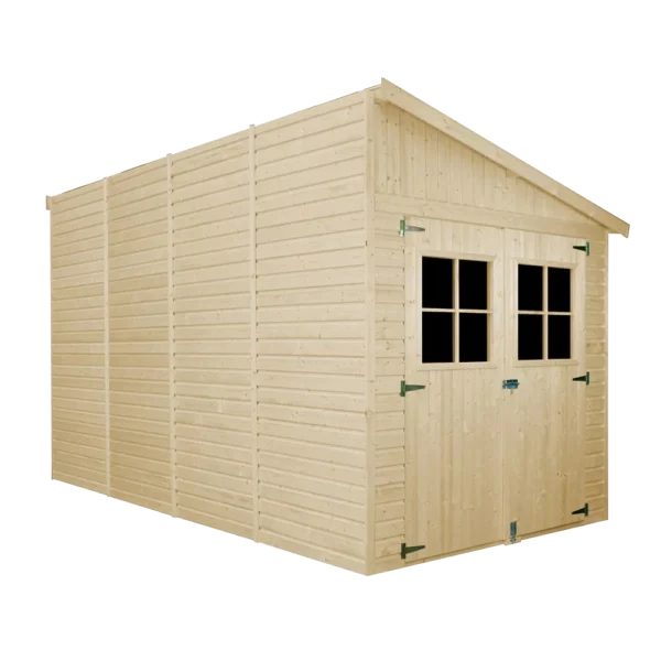 Wooden Shed - 205 x 395 cm – 8 m2-01