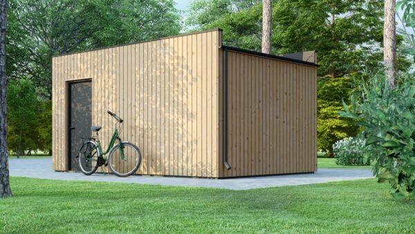 Houten Garage Almere (34 mm + gevelbekleding), 3.2x5.2, 16.6 m² - Afbeelding 6