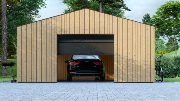 Houten garage Leiden 01