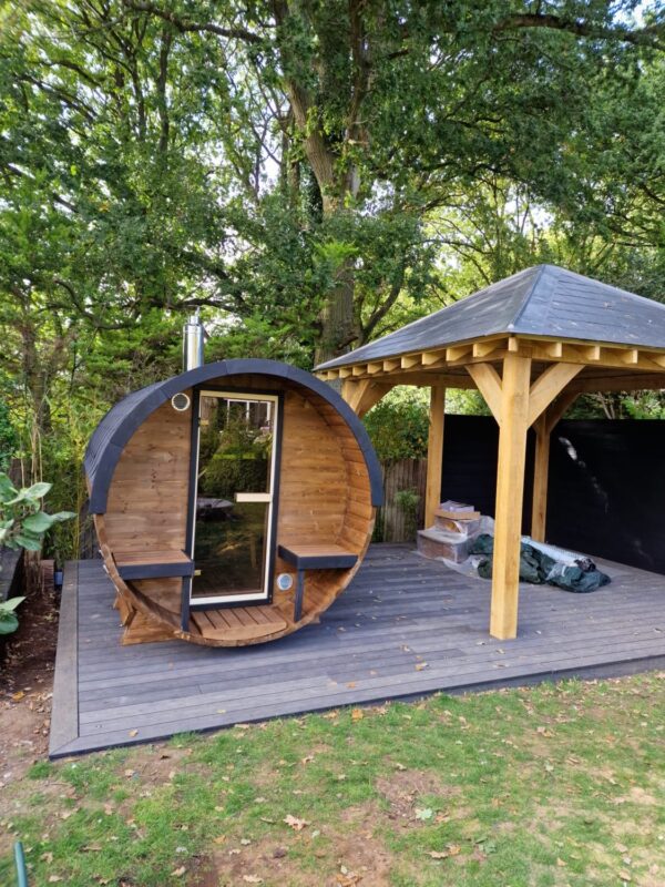 Barrel Sauna 2m, Beringen - Afbeelding 2