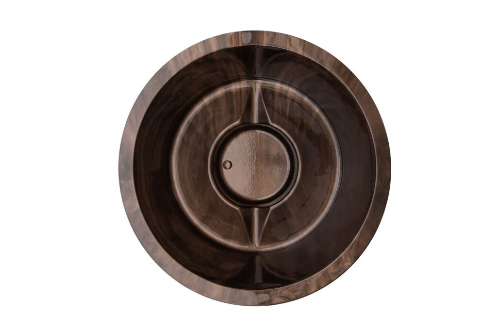 Hottub met acryl inzet - Koffie (marmer imitatie)