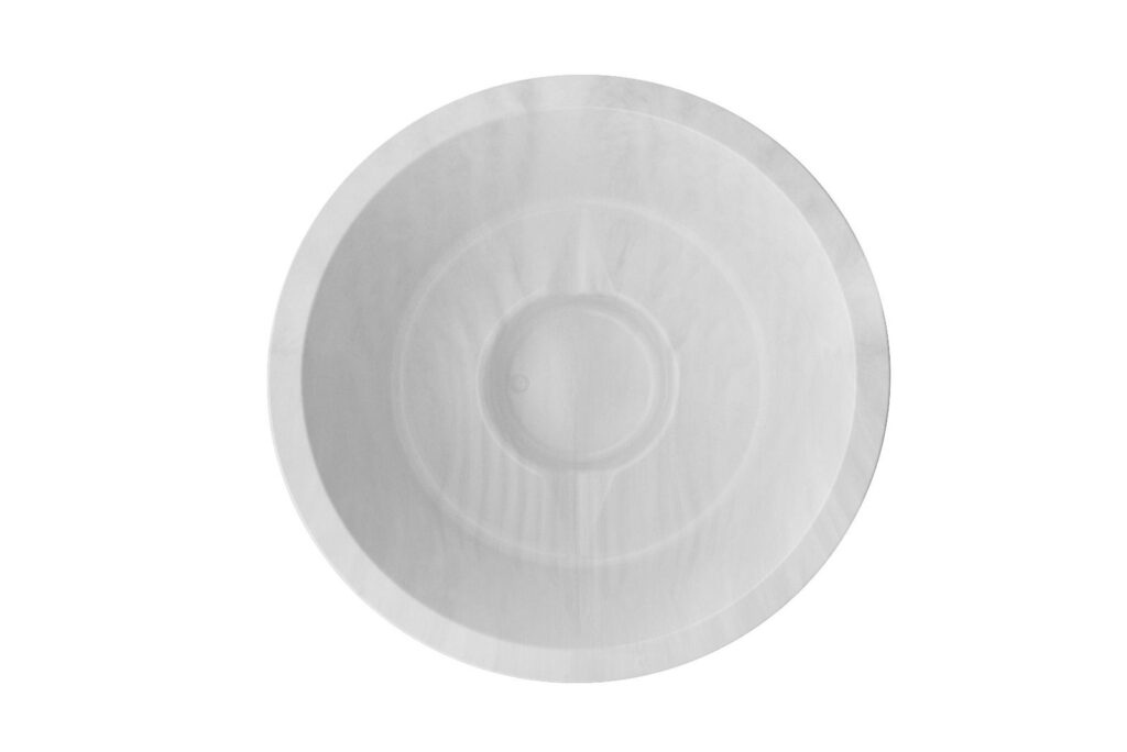 Hottub met acryl inzet - Wit (marmer imitatie)