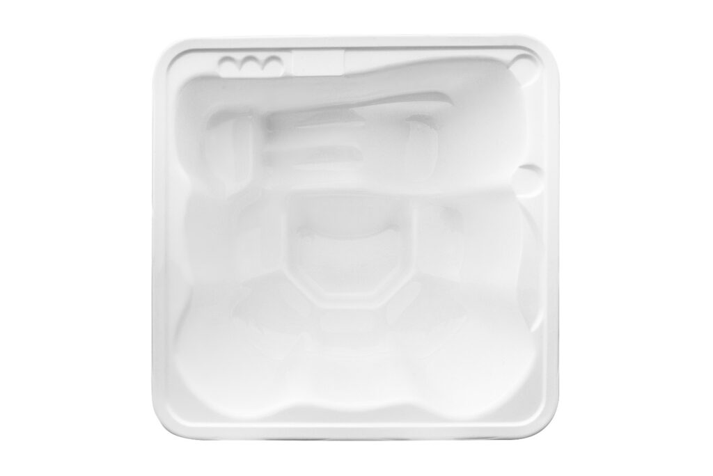 Hottub met acryl inzet (WIT)