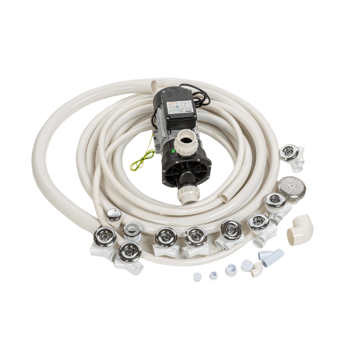 Hydromassagesysteem 1,1 kW met 8 nozzles