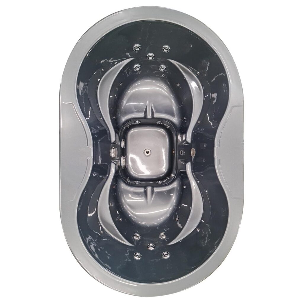 Hottub met acryl inzet (GRIJS)